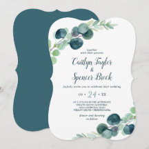 Lush Greenery en Eucalyptus Casual Wedding