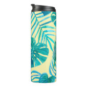 Lush Greenery of tropische planten uit oerwoud. En Thermosbeker (Geroteerd rechts)