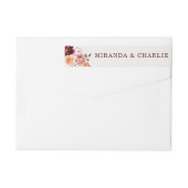 Lush Herfst Floral Wraparound Retour Adres Label (Achterkant)