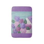Lush Hydrangea Painting Badmat (Voorkant Verticaal)