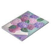 Lush Hydrangea Painting Notitieboek (Linkerzijde)