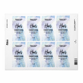 Lush Ink Blue Conditioner Label (Full Sheet)