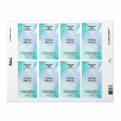 Lush Ink Blue Soy Wax Melt Labels (Full Sheet)