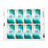 Lush Ink Ocean Blue Soy Wax Melt Labels (Full Sheet)