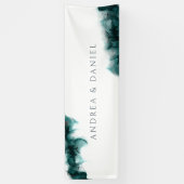 Lush-inkt trouwbanner spandoek (Verticaal)