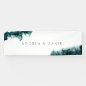 Lush-inkt trouwbanner spandoek (Horizontaal)