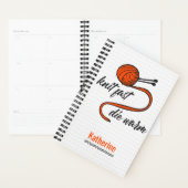 Lush Lava Oranje Knit Fast, Die Warm Planner (Display)