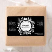 Lush Leaf Black en White Serum Labels (Insitu)