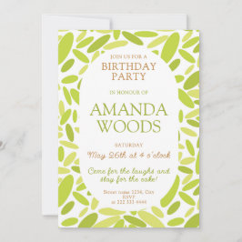 Lush Leafy Delight Verjaardag Kaart