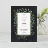 Lush Leaves Midnight, moody drama Kaart (Staand voorkant)