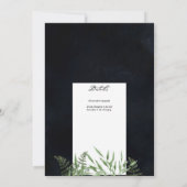 Lush Leaves Midnight, moody drama Kaart (Achterkant)