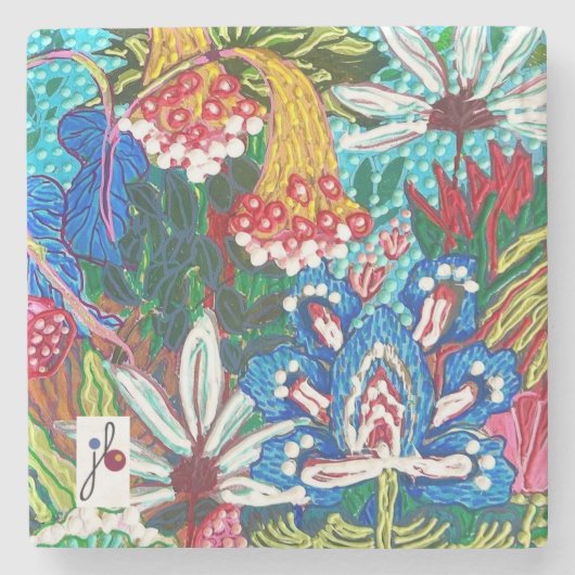 "Lush Life"  Stenen Onderzetter (Voorkant)