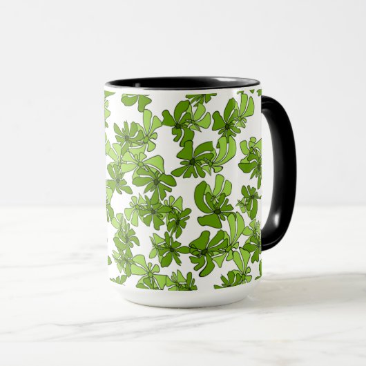 Lush Moments: Nature-Inspired Coffee Mug Mok (Voorkant rechts)