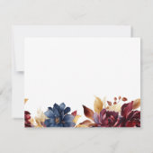 Lush Navy Wijn Bloemen Vrijgezellenfeest Recept Notitiekaartje (Achterkant)