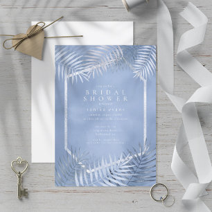 Lush Palm Leaf Vrijgezellenfeest Blue ID956