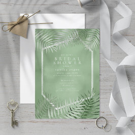 Lush Palm Leaf Vrijgezellenfeest Moss Green ID956