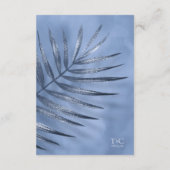 Lush Palm Leaf Wedding Details Windsor Blue ID956 Informatiekaartje (Achterkant)