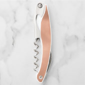 Lush Palm Leaf Wedding Terra Cotta ID956 Kurkentrekker (Voorkant)