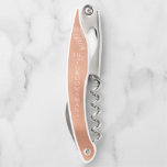 Lush Palm Leaf Wedding Terra Cotta ID956 Kurkentrekker<br><div class="desc">Een trendy kleurenpalet in schaduwen van terra cotta, koper en roest; mousserende geometrische lijsten en elegante ontwerplay-outs, verstrekken de basis voor deze opwindende trouwreeks. Of je nu een doelbruiloft plant of dicht bij huis blijft, deze delicate palmbladset maakt een opvallende keuze. De coördinerende bruiloft cadeaukschroef die hier getoond wordt, biedt...</div>