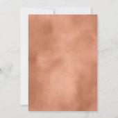 Lush Palm Leaf Wedding Terra Cotta ID956 Save The Date (Achterkant)