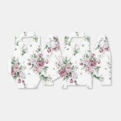 Lush Pink Peonies Greenery Over Pattern Bedankdoosjes (Uitgevouwen)