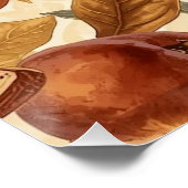 Lush Plums & Fig Leaves Art Print | Gilded Botanic Perfect Poster (Hoek)