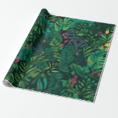 Lush Rainforest Cadeaupapier (Uitgerold)