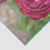 Lush Rozen Fuschia Roze Rode Magenta Weefpapier Tissuepapier (Detail)