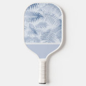 Lush Serene Blauwe Varen Monogram Initialen Pickleball Paddle (Achterkant)
