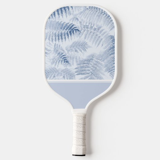 Lush Serene Blauwe Varen Monogram Initialen Pickleball Paddle (Achterkant)