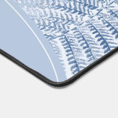 Lush Serene Blue varens gepersonaliseerd Bureaumat (Hoek)