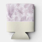 Lush Serene Pink Ferns op Yellow Blikjeskoeler (Achterkant)