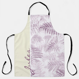 Lush Serene Pink Ferns op Yellow Schort