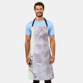 Lush Serene Pink Ferns op Yellow Schort (Gedragen)