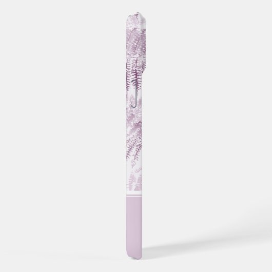 Lush Serene Roze Varen Monogram Initialen iPhone Hoesje (Rechterkant)