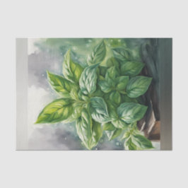 Lush Spring Basil Decoupage Papier