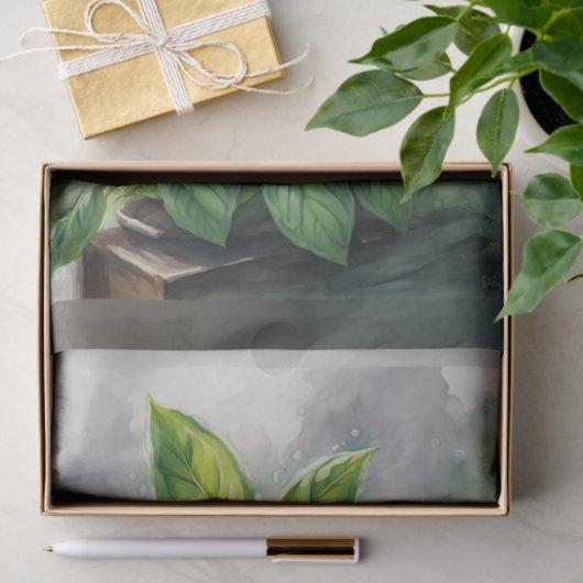 Lush Spring Basil Decoupage Papier (Geschenk)