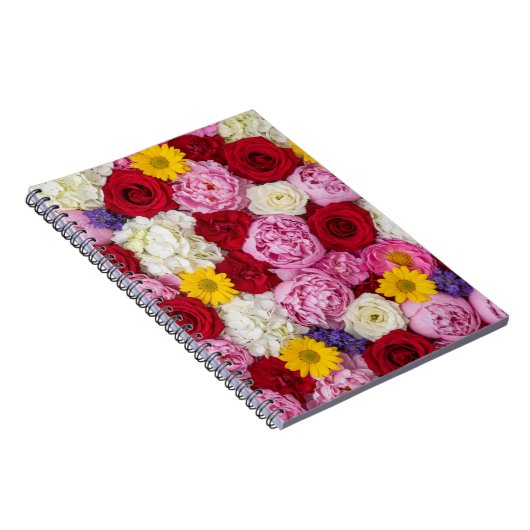 Lush Summer Bloom Floral Notitieboek (Rechterzijde)