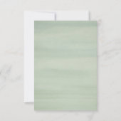 Lush Tropical Floral Wedding RSVP Kaartje (Achterkant)