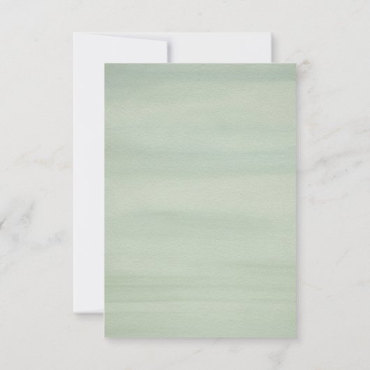 Lush Tropical Floral Wedding RSVP Kaartje (Achterkant)