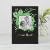 Lush Tropical Greenery Foto bedankt (Staand voorkant)