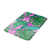 Lush Tropical Island Foliage Bath Mat (Gekanteld)