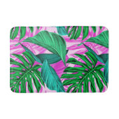 Lush Tropical Island Foliage Bath Mat (Voorkant)