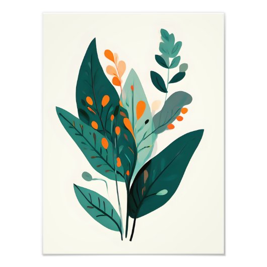 Lush Tropical Paradise Art Print Foto Afdruk (Voorkant)