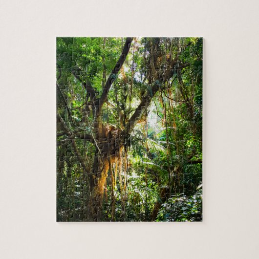 Lush Tropical Rainforest Legpuzzel (Verticaal)