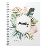 Lush Tropics Personalized Notitieboek (Voorkant)