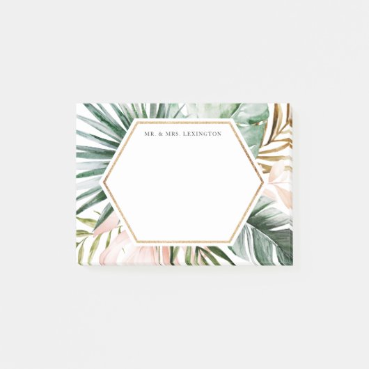 Lush Tropics Post It Note Pad (Voorkant)