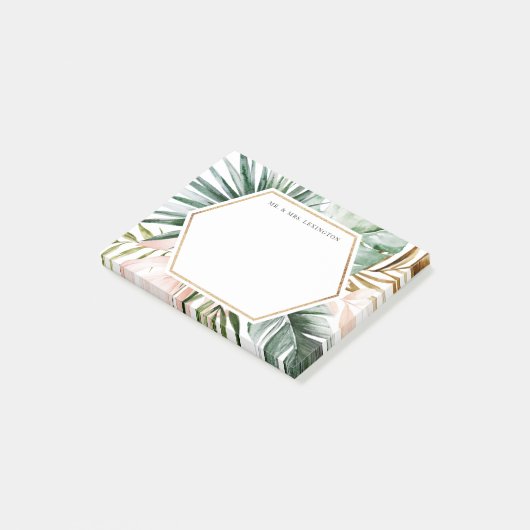 Lush Tropics Post It Note Pad (Schuin)