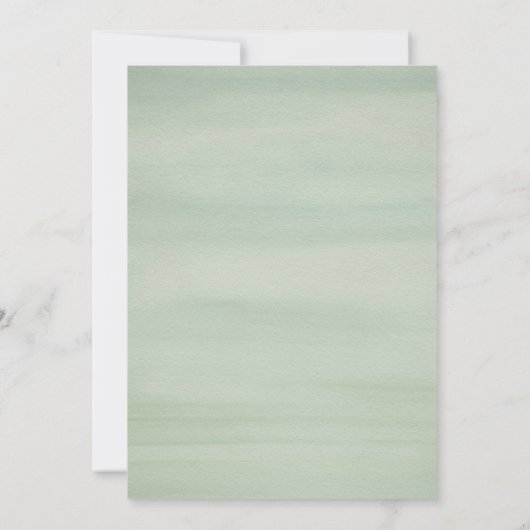 Lush Tropische Bloemen 40e Verjaardagsfeest en Lua Kaart (Achterkant)