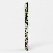 Lush tropische rode roze bloemen bladeren Case-Mate iPhone case (Achterkant/rechts)